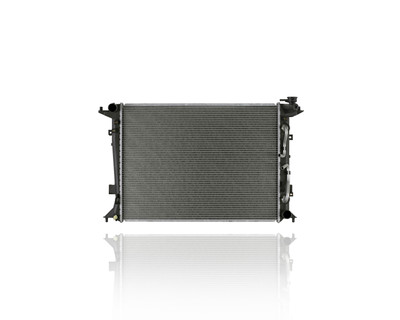 Radiator For 13151 10-12 Hyundai Genesis Coupe 3.8L V6 - Plastic Tank Aluminum Core, 1-Row, With Transmission Oil Cooler Radiator For 13151 10-12 Hyundai Genesis Coupe 3.8L V6 - Plastic Tank Aluminum Core, 1-Row, With Transmission Oil Cooler
