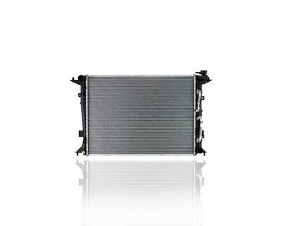 Radiator For 13151 10-12 Hyundai Genesis Coupe 3.8L V6 - With Transmission Oil Cooler, Plastic Tank Aluminum Core - 253102M300 1-Row
