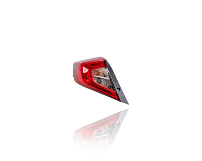 Tail Light Assembly For HO2804110 16-20 Honda Civic-Sedan - Left Hand - Driver, Outer On Body, CAPA Tail Light Assembly For HO2804110 16-20 Honda Civic-Sedan - Left Hand - Driver, Outer On Body, CAPA