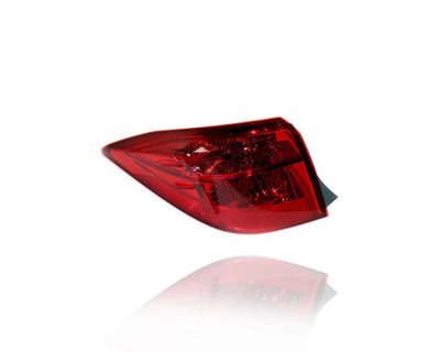 Tail Light Assembly For 17-19 Toyota Corolla SE/XLE/XSE/50th - Outer On Body, LED - CAPA - Left Hand - Driver - 8156002B10