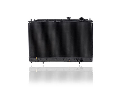 Radiator For 1380 89-92 Mitsubishi Mirage Japan Dodge Colt Eagle Summit Automatic Transmission 4Cy 1.6L - Plastic Tank Brass Core, 2-Row Radiator For 1380 89-92 Mitsubishi Mirage Japan Dodge Colt Eagle Summit Automatic Transmission 4Cy 1.6L - Plastic Tank Brass Core, 2-Row