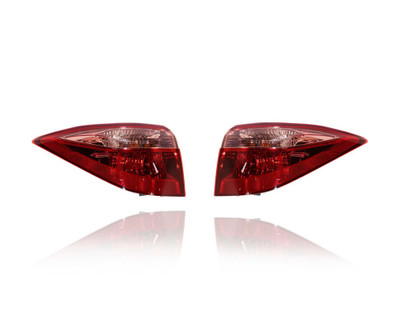 Tail Light Assembly For 17-19 Toyota Corolla - Outer on Body (Exclude SE/XLE/XSE/50th Anniversary) - Pair, Left Driver + Right Passenger Set - CAPA - 8155002B00, 8156002B00 Tail Light Assembly For 17-19 Toyota Corolla - Outer on Body (Exclude SE/XLE/XSE/50th Anniversary) - Pair, Left Driver + Right Passenger Set - CAPA - 8155002B00, 8156002B00