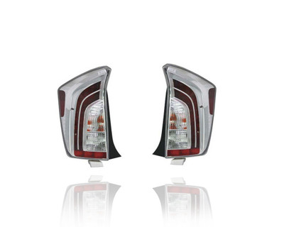 Tail Light Assembly For 12-15 Toyota Prius - Pair, Left Driver + Right Passenger Set - 8155147190, 8156147190
