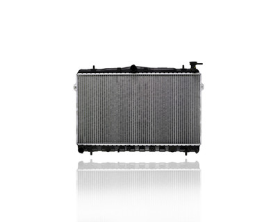 Radiator OEM For 2391 96-00 Hyundai Elantra, 97-01 Tiburon Manual Transmission - Plastic Tank Aluminum Core, 1-Row - 2531027000