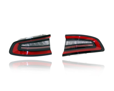 Tail Light Assembly For 15-20 Dodge Charger - Outer On Body - Pair, Left Driver + Right Passenger Set - 68213144AD, 68213145AD Tail Light Assembly For 15-20 Dodge Charger - Outer On Body - Pair, Left Driver + Right Passenger Set - 68213144AD, 68213145AD