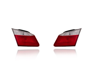 Tail Light Assembly For 13-15 Honda Accord Sedan-EX/LX/Sport - On Luggage Lid - CAPA - Pair, Left Driver + Right Passenger Set - 34150T2AA01, 34155T2AA01 Tail Light Assembly For 13-15 Honda Accord Sedan-EX/LX/Sport - On Luggage Lid - CAPA - Pair, Left Driver + Right Passenger Set - 34150T2AA01, 34155T2AA01