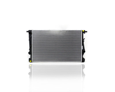 Radiator For 13401 14-18 Jeep Cherokee 2.4/3.2L With Dual Fan - Plastic Tank Aluminum Core, 1-Row