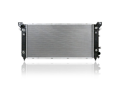 Radiator For 13396 14-18 Chevrolet Silverado, 14-19 GMC Sierra-1500 4.3L V6 Automatic Transmission Without Tow Package - Plastic Tank Aluminum Core, 1-Row Radiator For 13396 14-18 Chevrolet Silverado, 14-19 GMC Sierra-1500 4.3L V6 Automatic Transmission Without Tow Package - Plastic Tank Aluminum Core, 1-Row