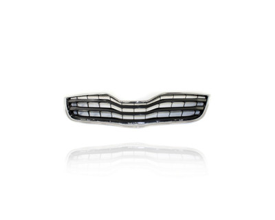 Grille For 5310106070C0 10-11 Toyota Camry-LE/Base (USA Build) - Front, Black, With Chrome Moulding - CAPA Grille For 5310106070C0 10-11 Toyota Camry-LE/Base (USA Build) - Front, Black, With Chrome Moulding - CAPA