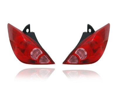 Tail Light Assembly For 07-12 Nissan Versa-Hatchback - Pair, Left Driver + Right Passenger Set - 26550EM30A, 26555EM30A Tail Light Assembly For 07-12 Nissan Versa-Hatchback - Pair, Left Driver + Right Passenger Set - 26550EM30A, 26555EM30A