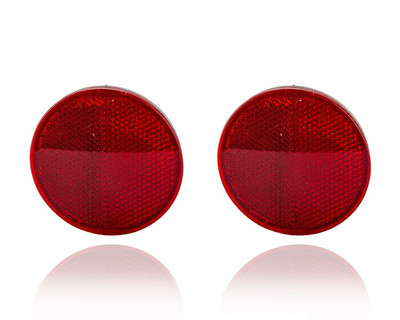 Bumper Cover Reflector - Compatible/Replacement for '09-10 Toyota Corolla, 11-20 Sienna SE - Rear Circle Type - Pair, Left Driver + Right Passenger Set - 8191002040 - CAPA Bumper Cover Reflector - Compatible/Replacement for '09-10 Toyota Corolla, 11-20 Sienna SE - Rear Circle Type - Pair, Left Driver + Right Passenger Set - 8191002040 - CAPA