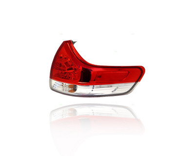 Tail Light Assembly For 11-14 Toyota Sienna-Base/L/LE/XLE/Limited (Exclude SE) - Outer on Body - Right Hand / Passenger - CAPA - 8155008030