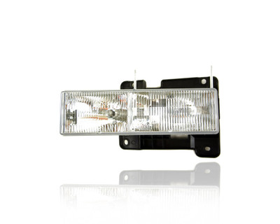 Headlight Assembly - Compatible/Replacement for '88-02 Chevrolet GMC Pickup, 92-00 Blazer/Tahoe/Yukon/Suburban, 99-00 Cadillac Escalade - Composite-Type - Left Hand Driver - 15034929 - CAPA