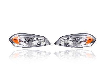 Headlight Assembly - Compatible/Replacement for '06-13 Chevrolet Impala Monte Carlo - Pair, Left Driver + Right Passenger Set - 25958360, 25958359 - CAPA Headlight Assembly - Compatible/Replacement for '06-13 Chevrolet Impala Monte Carlo - Pair, Left Driver + Right Passenger Set - 25958360, 25958359 - CAPA