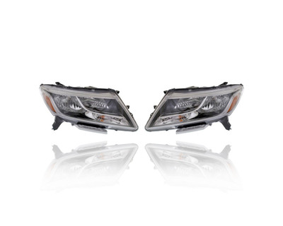 Headlight Assembly - Compatible/Replacement for '13-16 Nissan Pathfinder/Hybrid - Pair, Left Driver + Right Passenger Set - 260103KA0B, 260603KA0B - CAPA Headlight Assembly - Compatible/Replacement for '13-16 Nissan Pathfinder/Hybrid - Pair, Left Driver + Right Passenger Set - 260103KA0B, 260603KA0B - CAPA