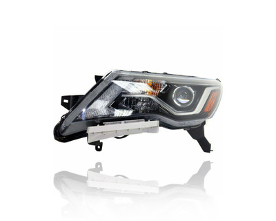 Headlight Assembly - Compatible/Replacement for '17-19 Nissan Pathfinder S/SV/SL - Halogen - Left Hand - Driver - 260609PF9A - CAPA Headlight Assembly - Compatible/Replacement for '17-19 Nissan Pathfinder S/SV/SL - Halogen - Left Hand - Driver - 260609PF9A - CAPA
