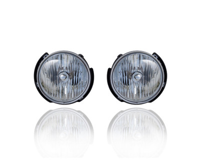 Headlight Assembly - Compatible/Replacement for '07-18 Jeep Wrangler - Halogen-Type - Pair, Left Driver + Right Passenger Set - 55078148AD, 55078149AD Headlight Assembly - Compatible/Replacement for '07-18 Jeep Wrangler - Halogen-Type - Pair, Left Driver + Right Passenger Set - 55078148AD, 55078149AD