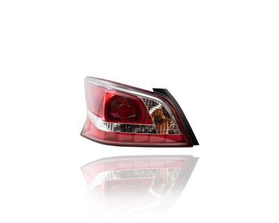 Tail Light Assembly - Compatible/Replacement for '13-13 Nissan Altima Sedan Base/S/SV - Halogen - Left Hand - Driver - 265553TA0B Tail Light Assembly - Compatible/Replacement for '13-13 Nissan Altima Sedan Base/S/SV - Halogen - Left Hand - Driver - 265553TA0B