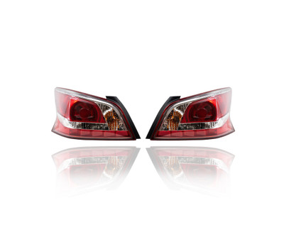 Tail Light Assembly - Compatible/Replacement for '13-13 Nissan Altima Sedan Base/S/SV - Halogen - Pair, Left Driver + Right Passenger Set - 265503TA0B, 265553TA0B Tail Light Assembly - Compatible/Replacement for '13-13 Nissan Altima Sedan Base/S/SV - Halogen - Pair, Left Driver + Right Passenger Set - 265503TA0B, 265553TA0B