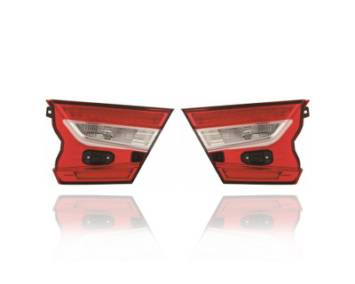 Tail Light Assembly - Compatible/Replacement for '18-21 Honda Accord Sedan LX/EX/EXL/Sport - Inner On Trunk Lid, Halogen - Left + Right Set - 34150TVAA01, 34155TVAA01 - CAPA Tail Light Assembly - Compatible/Replacement for '18-21 Honda Accord Sedan LX/EX/EXL/Sport - Inner On Trunk Lid, Halogen - Left + Right Set - 34150TVAA01, 34155TVAA01 - CAPA