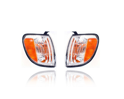 Turn Signal Light Assembly - Compatible/Replacement for '00-04 Toyota Tundra (Exclude Double Cab) - Pair, Left Driver + Right Passenger Set - 815100C010, 815200C010 - CAPA Turn Signal Light Assembly - Compatible/Replacement for '00-04 Toyota Tundra (Exclude Double Cab) - Pair, Left Driver + Right Passenger Set - 815100C010, 815200C010 - CAPA