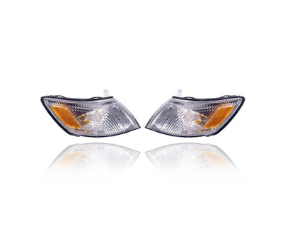 Turn Signal Light Assembly - Compatible/Replacement for '97-99 Lexus ES300 - Pair, Left Driver + Right Passenger Set - 8151033050, 8152033050 Turn Signal Light Assembly - Compatible/Replacement for '97-99 Lexus ES300 - Pair, Left Driver + Right Passenger Set - 8151033050, 8152033050
