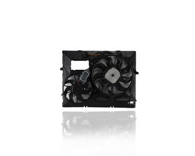 Dual Radiator and Condenser Fan Assembly - Compatible/Replacement for '04-07 VW Volkswagen Touareg 4.2 Liter, 08-08 5.0-Liter Without Tow Package - With Module - 7L0121207E Dual Radiator and Condenser Fan Assembly - Compatible/Replacement for '04-07 VW Volkswagen Touareg 4.2 Liter, 08-08 5.0-Liter Without Tow Package - With Module - 7L0121207E