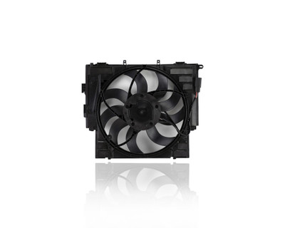 Dual Radiator and Condenser Fan Assembly - Compatible/Replacement for '12-16 BMW 5-Series Sedan 2.0 Liter - With Brushless Motor - 17418642161 Dual Radiator and Condenser Fan Assembly - Compatible/Replacement for '12-16 BMW 5-Series Sedan 2.0 Liter - With Brushless Motor - 17418642161