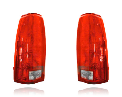Tail Light For 88-02 Chevrolet GMC Pickup 92-00 Blazer/Tahoe/Yukon/Suburban/Escalade Both Pair, Left Driver Right Passenger Hand - Without Connector Plate - 16506356, 16506355 Tail Light For 88-02 Chevrolet GMC Pickup 92-00 Blazer/Tahoe/Yukon/Suburban/Escalade Both Pair, Left Driver Right Passenger Hand - Without Connector Plate - 16506356, 16506355