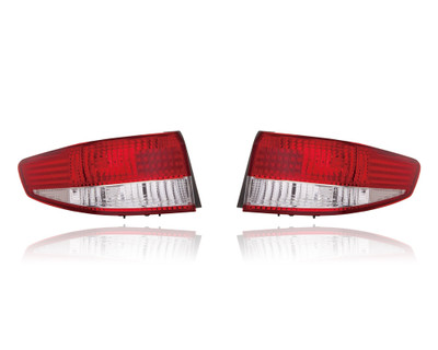 Tail Light For 33501SDAA01, 33551SDAA01 03-04 Honda Accord Sedan - On Rear Body, Pair Left Right Set, CAPA Tail Light For 33501SDAA01, 33551SDAA01 03-04 Honda Accord Sedan - On Rear Body, Pair Left Right Set, CAPA