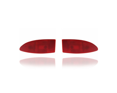 Bumper Reflector - Compatible/Replacement for '06-13 Lexus IS250/350 - Rear - Pair, Left Driver + Right Passenger Set - 8191053021, 8192053021 - CAPA Bumper Reflector - Compatible/Replacement for '06-13 Lexus IS250/350 - Rear - Pair, Left Driver + Right Passenger Set - 8191053021, 8192053021 - CAPA