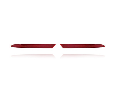 Bumper Reflector - Compatible/Replacement for '15-18 VW Volkswagen Jetta/GLI/Hybrid Sedan - Rear - Pair, Left Driver + Right Passenger Set - 5C6945106B, 5C6945105B Bumper Reflector - Compatible/Replacement for '15-18 VW Volkswagen Jetta/GLI/Hybrid Sedan - Rear - Pair, Left Driver + Right Passenger Set - 5C6945106B, 5C6945105B