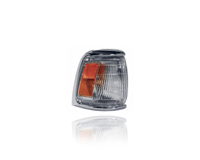 Cornering Light Assembly - Compatible/Replacement for '89-91 Toyota Pickup 2WD - Chrome - Right Hand - Passenger - 8161089177 Cornering Light Assembly - Compatible/Replacement for '89-91 Toyota Pickup 2WD - Chrome - Right Hand - Passenger - 8161089177