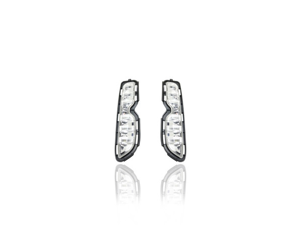 Daytime Running Light - Compatible/Replacement for '13-15 Scion xB - LED - Pair, Left Driver + Right Passenger Set - 8121A12011, 8122A12011 - CAPA