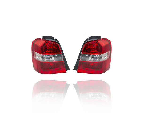 Tail Light For 04-07 Toyota Highlander - Pair, Left Driver + Right Passenger Set - 8155148090, 8156148090