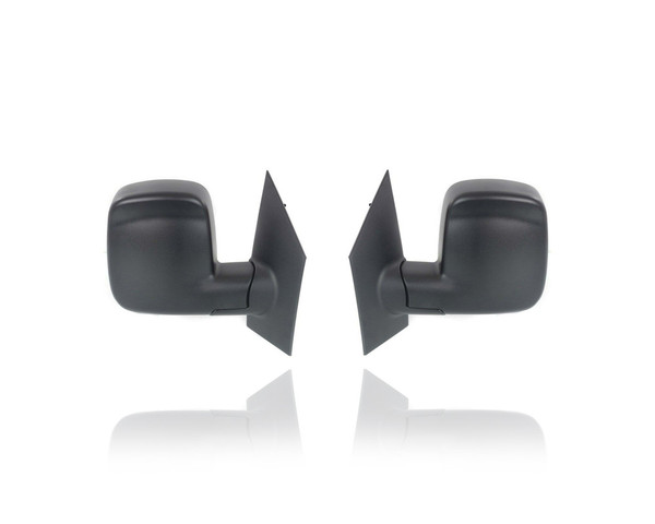 Door Mirror - Compatible/Replacement for '03-07 Chevrolet Express GMC Savana - Manual - Pair, Left Driver + Right Passenger Set - 15937996, 15937986 - NSF-Registered Part