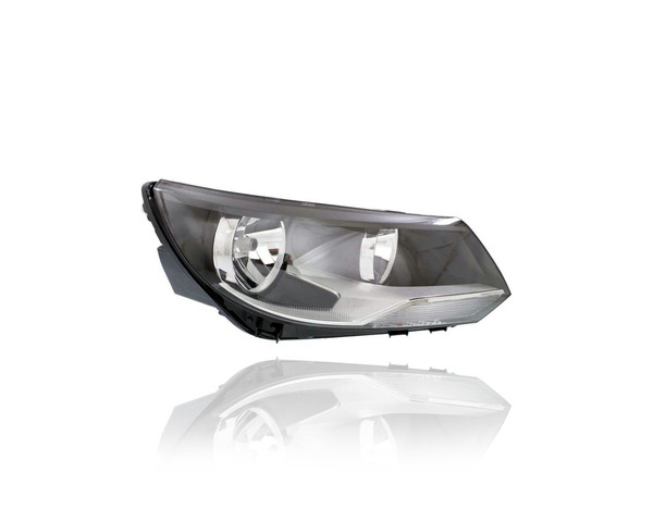 Headlight Assembly - Compatible/Replacement for '12-17 VW Volkswagen Tiguan, 17-18 Limited S/SE/SEL/Wolfsburg - Halogen - Right Hand - Passenger - 5N0941006 - CAPA