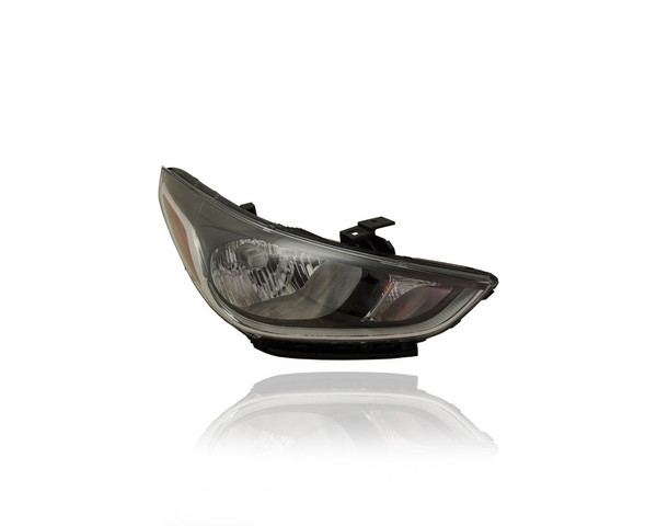 Headlight Assembly Compatible/Replacement for '18-22 Hyundai Accent Sedan Standard-Type (Non-Projector) - Right Hand - Passenger - 92102J0020 - CAPA