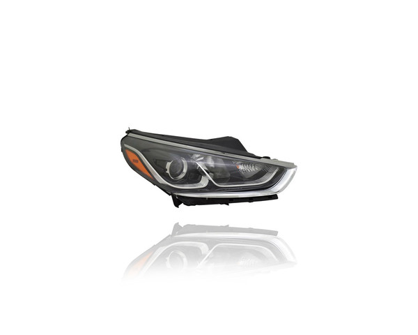 Headlight Assembly - Compatible/Replacement for '18-19 Hyundai Sonata SE/Eco/SEL/Sport - Halogen - Right Hand - Passenger - 92102C2500