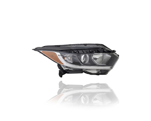 Headlight Assembly - Compatible/Replacement for '19-22 Honda HR-V - Halogen With LED Daytime Running Light - Right Hand - Passenger - 33100T7AA31