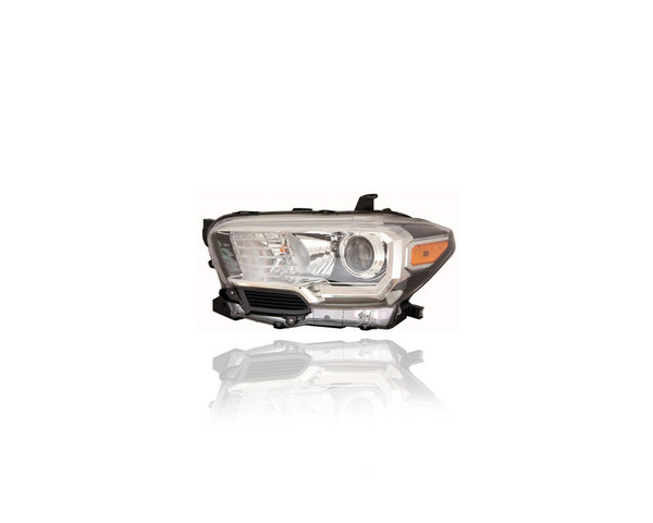 Headlight Assembly - Compatible/Replacement for '18-18 Toyota Tacoma SR5 - Halogen With Fog Lamp & Halogen Daytime Running Light - Left Hand - Driver - 8115004261 - CAPA