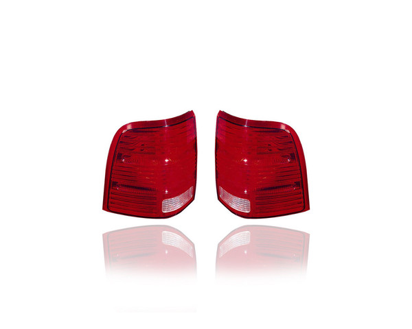 Tail Light - Compatible/Replacement for '02-05 Ford Explorer (Exclude Sport/Sport-Trac) - Pair, Left Driver + Right Passenger Set - 1L2Z13404AA, 1L2Z13405AA