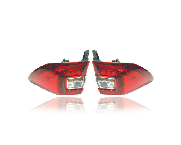Tail Light - Compatible/Replacement for '15-19 Subaru Outback - Outer On Body - Pair, Left Driver + Right Passenger Set - 84912AL05A, 84912AL06A - CAPA