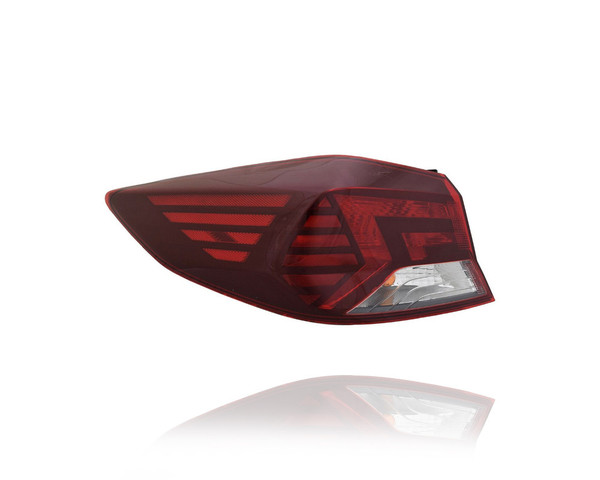 Tail Light Assembly - Compatible/Replacement for '19-20 Hyundai Elantra Sedan SE/SEL/Value/Eco (USA Built) - Outer On Body Halogen - Left Hand - Driver - 92401F3500 - CAPA