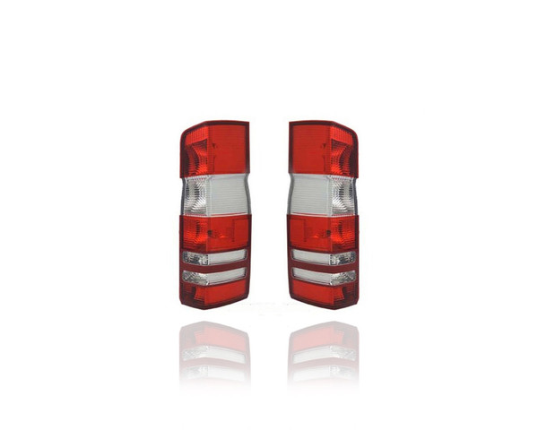 Tail Light Assembly - Compatible/Replacement for '10-18 Mercedes-Benz Sprinter 2500/3500 - Pair, Left Driver + Right Passenger Set - 9068202764, 9068202664 - CAPA