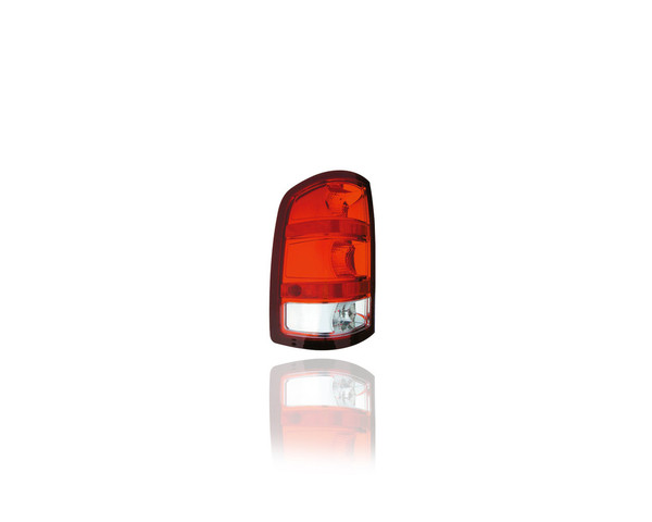 Tail Light Assembly - Compatible/Replacement for '07-10 GMC Sierra 1500 SL/SLE1/SLE2/SLT/WT, 12-13 WT/SLT, 07-10 2500/3500 Single Rear Wheel - Left Hand - Driver - 25958484