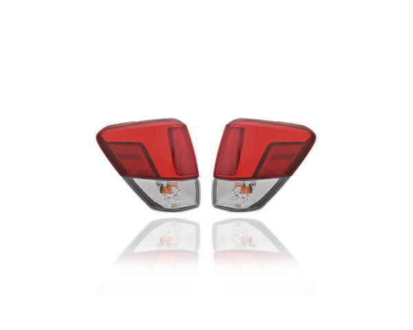 Tail Light Assembly - Compatible/Replacement for '19-21 Subaru Forester - Outer On Body LED - Pair, Left Driver + Right Passenger Set - 84912SJ060, 84912SJ070