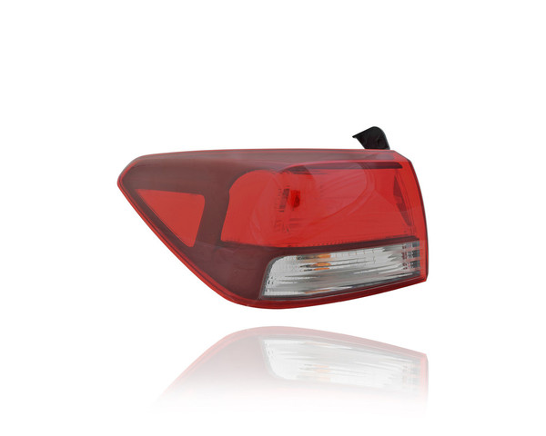 Tail Light Assembly Compatible/Replacement for '18-22 Kia Rio Sedan Outer On Body - Left Hand - Driver - 92401H9100