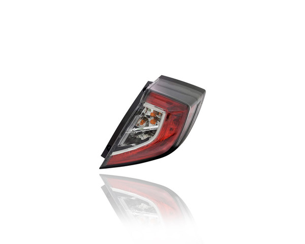 Tail Light Assembly - Compatible/Replacement for '17-21 Honda Civic/Type-R Hatchback - Outer On Body Quarter Panel - Right Hand - Passenger - 33500TGGA01