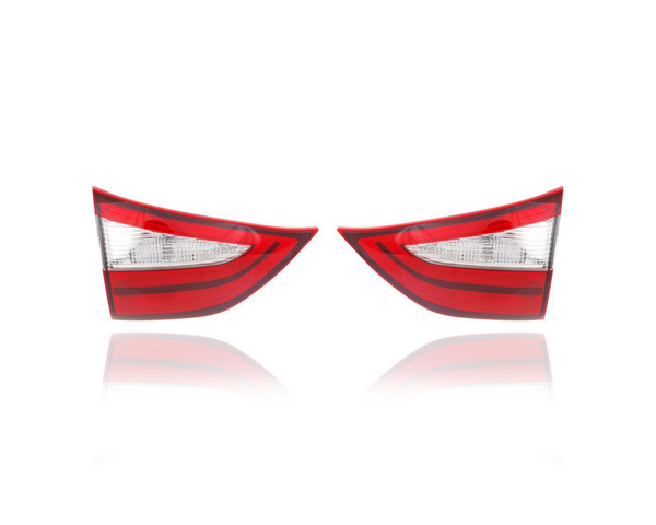 Tail Light Assembly - Compatible/Replacement for '15-19 Toyota Sienna L/LE/XLE/Limited - Inner On Liftgate - Pair, Left Driver + Right Passenger Set - 8158008030, 8159008030 - CAPA